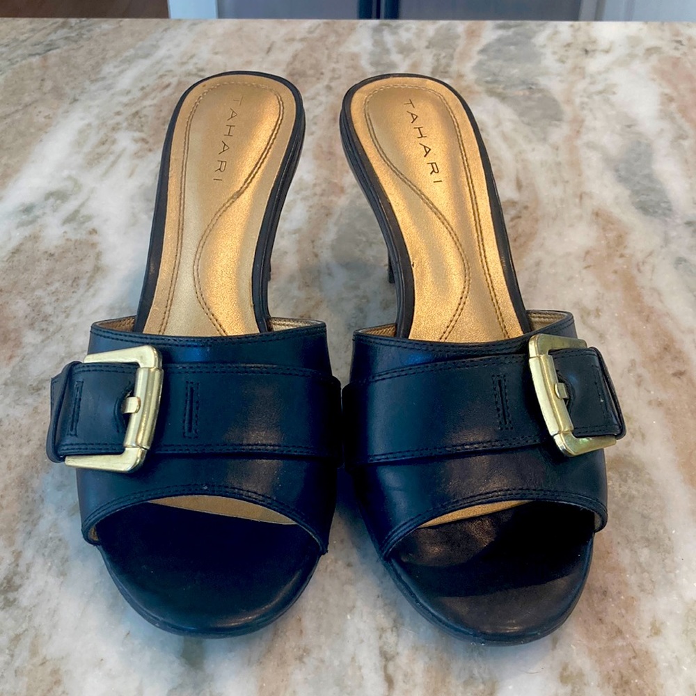 Tahari Black High Heel Sandal